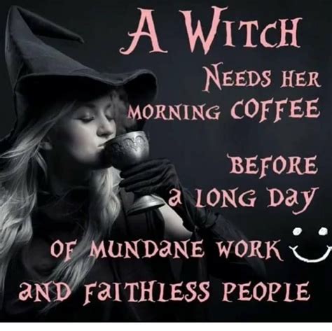 Morning witch coffee